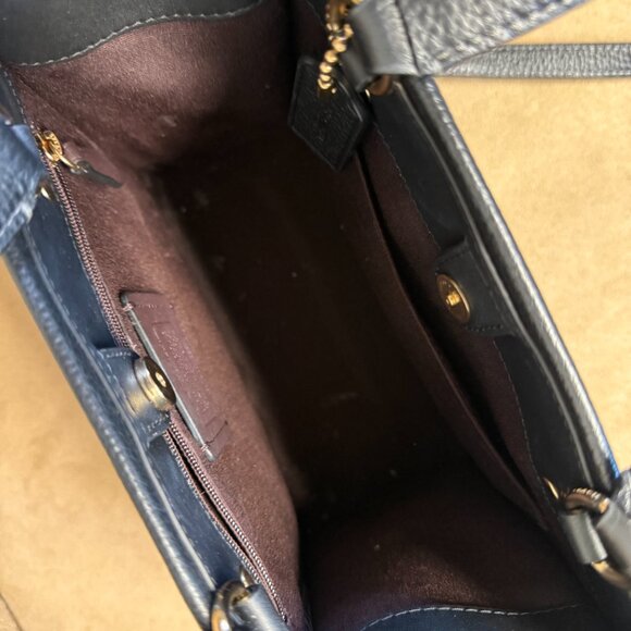 Coach Black Leather Crossbody Bag (does not include leopard strap) - Picture 3 of 8